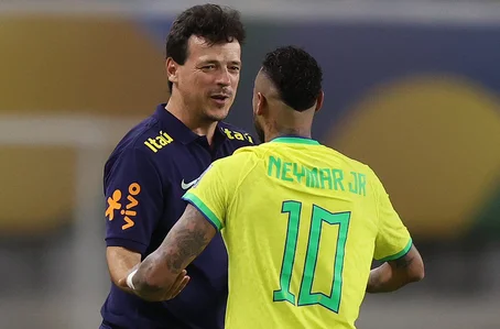 Fernando Diniz e Neymar