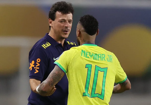 Fernando Diniz e Neymar