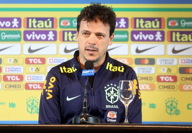 Fernando Diniz em coletiva pós-jog