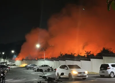 Fogo começou em um matagal no bairro Gurupi, zona sudeste de Teresina