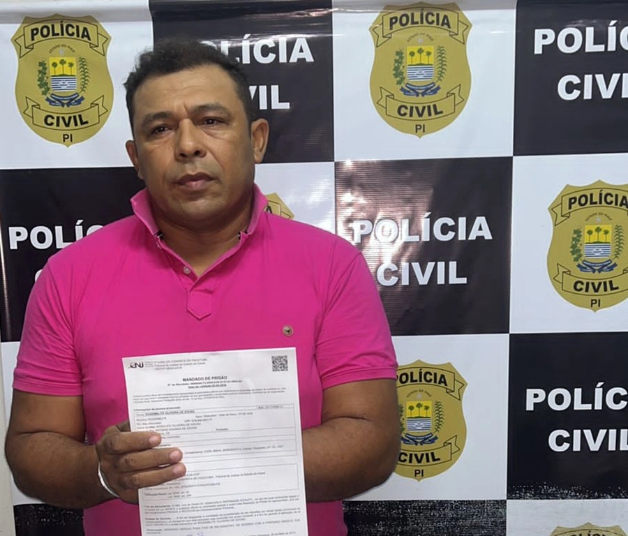 Foragido da Justiça do Ceará é preso em Teresina
