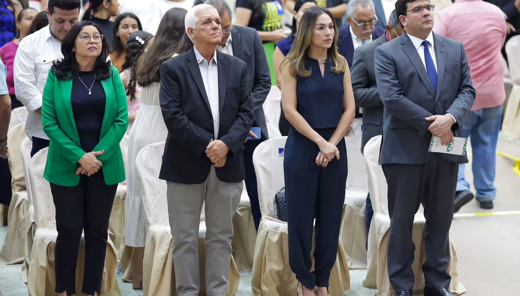 Governador, primeira-dama e o vice-governador