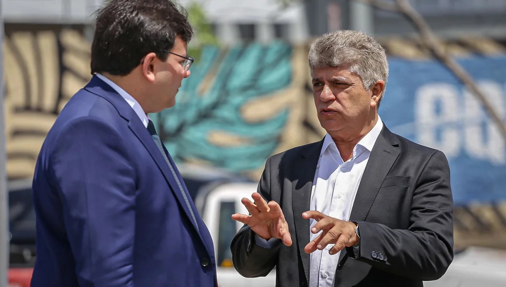 Governador Rafael Fonteles e Augusto Miranda