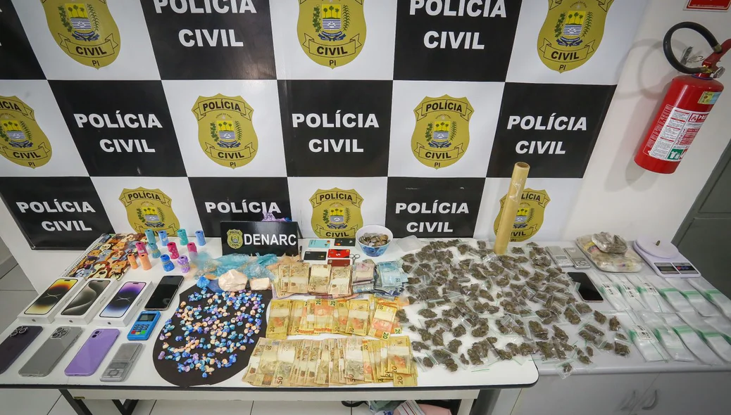 Grande apreensão de drogas