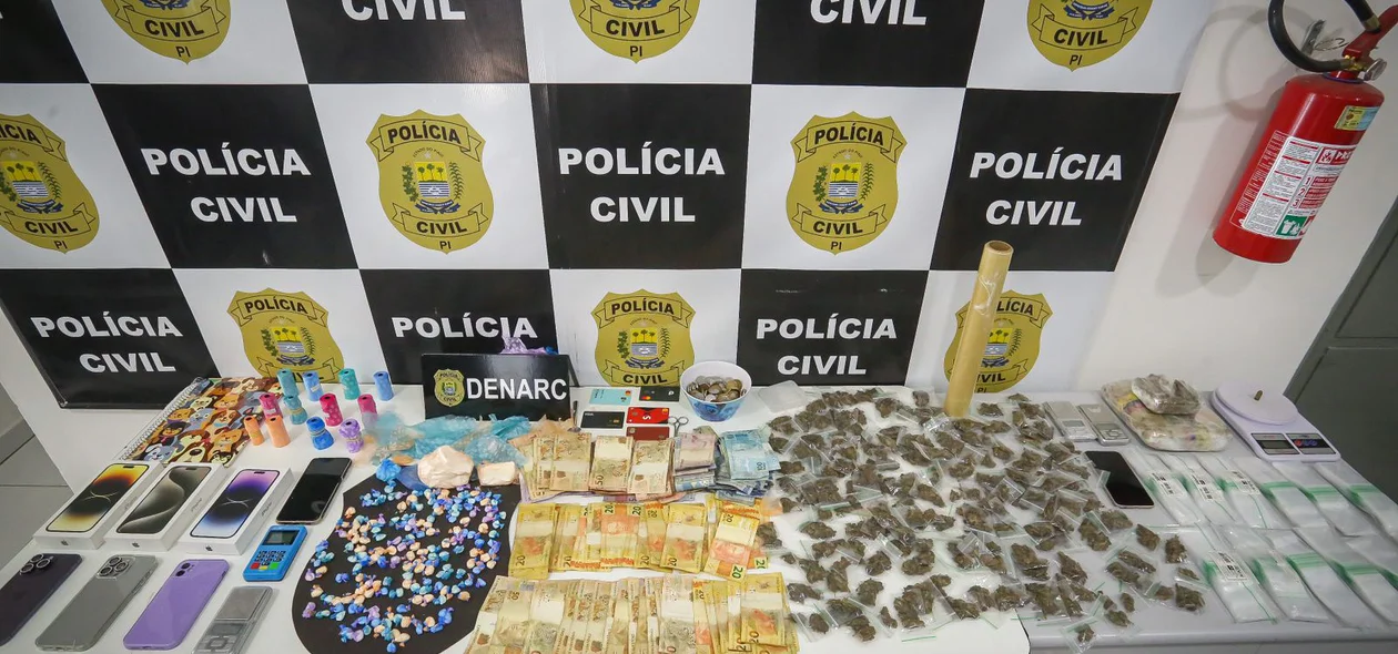 Grande apreensão de drogas