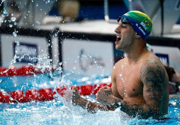 Guilherme Caribé leva o ouro nos 100m livre
