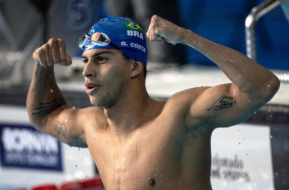 Guilherme Costa leva ouro nos 800m livre