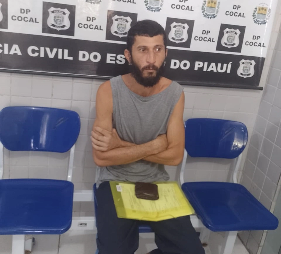 Homem é preso suspeito de ameçar toda a família de morte em Cocal dos Alves