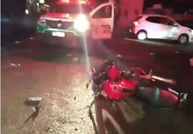 Homem tem perna amputada após acidente com jovem que fugia da PM em Parnaíba