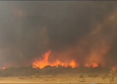Incêndio na Bahia