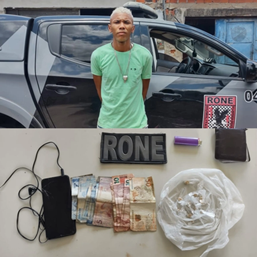 Jovem é preso por tráfico de drogas em Teresina