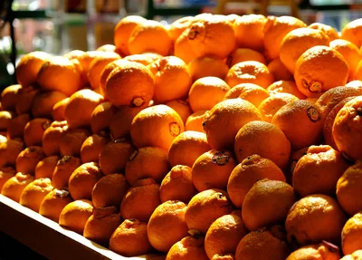 Laranjas no supermercado