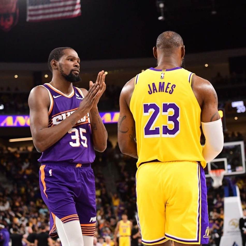 LeBron James e Kevin Durant