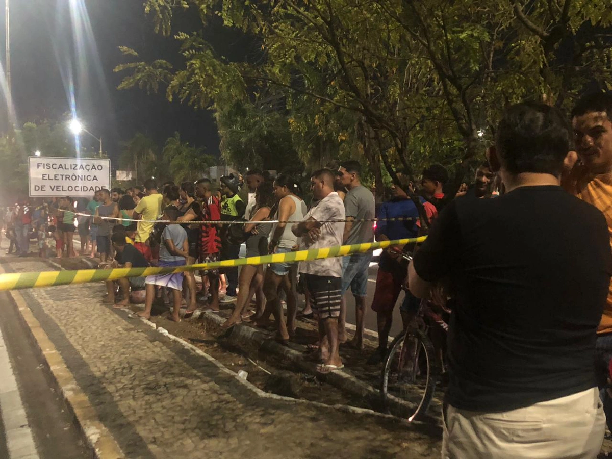 Local onde a blogueira foi assassinada