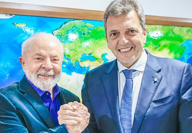 Lula e Sergio Massa