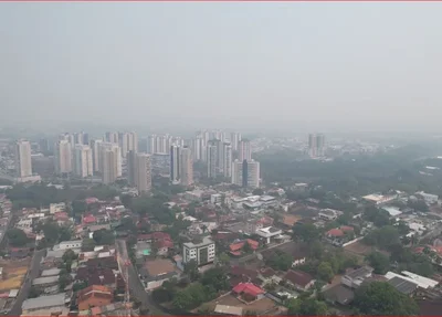 Manaus é coberta por fumaça pelo quarto dia seguido