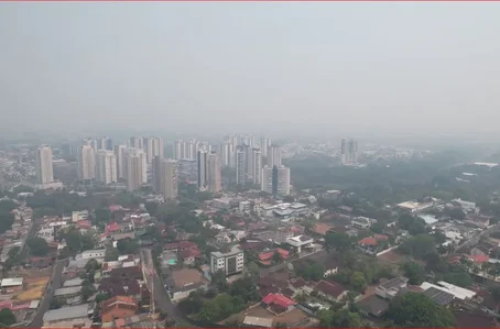 Manaus é coberta por fumaça pelo quarto dia seguido