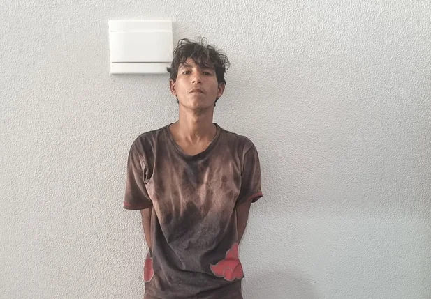 Maurício Rodrigues Mendes da Silva, acusado de matar Antônio Francisco Alves no Centro de Teresina