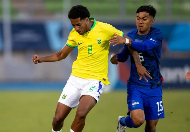 Miranda marcou o gol da vitória brasileira