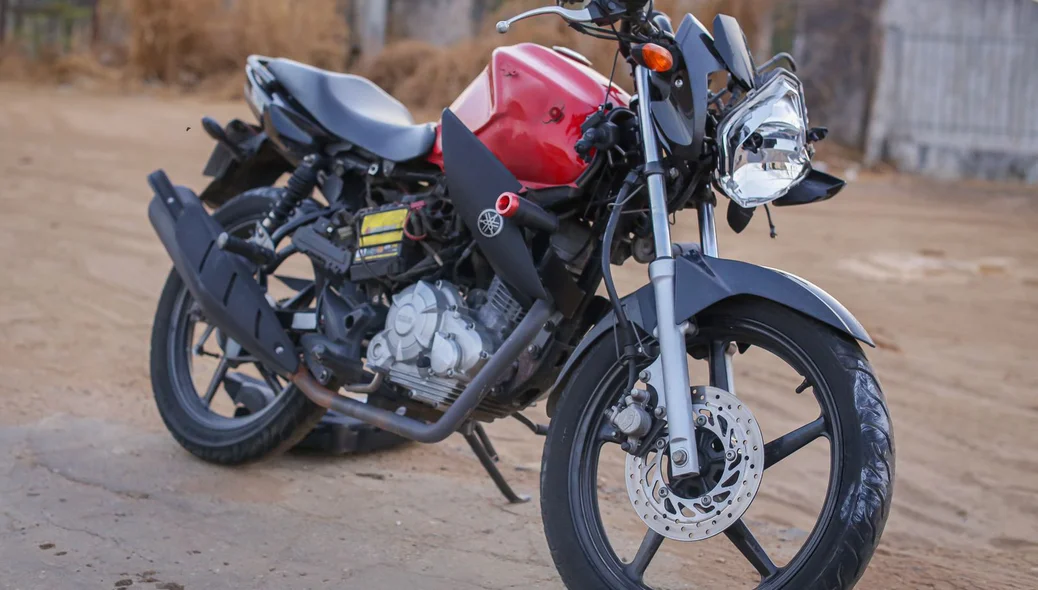 Motocicleta da vítima