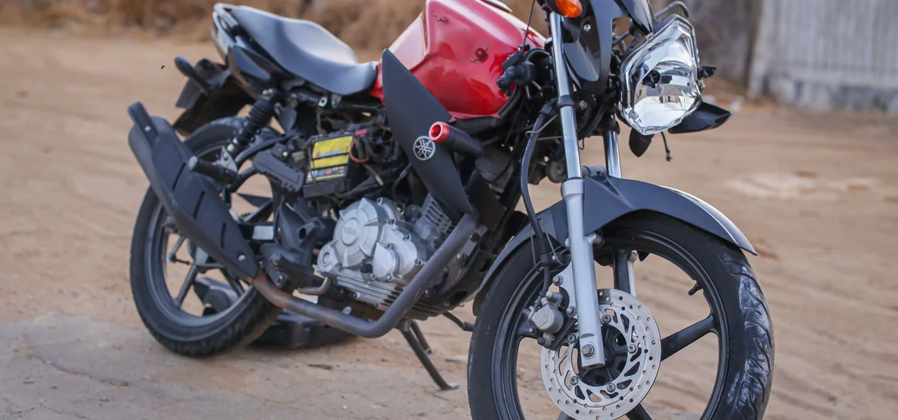 Motocicleta da vítima