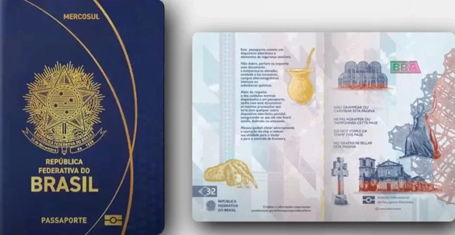 Novo modelo de passaporte começa a ser emitido no Brasil