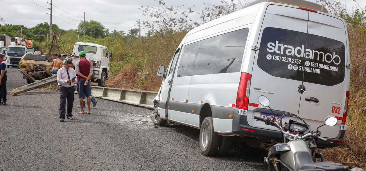 O acidente aconteceu na estrada da Boa Hora