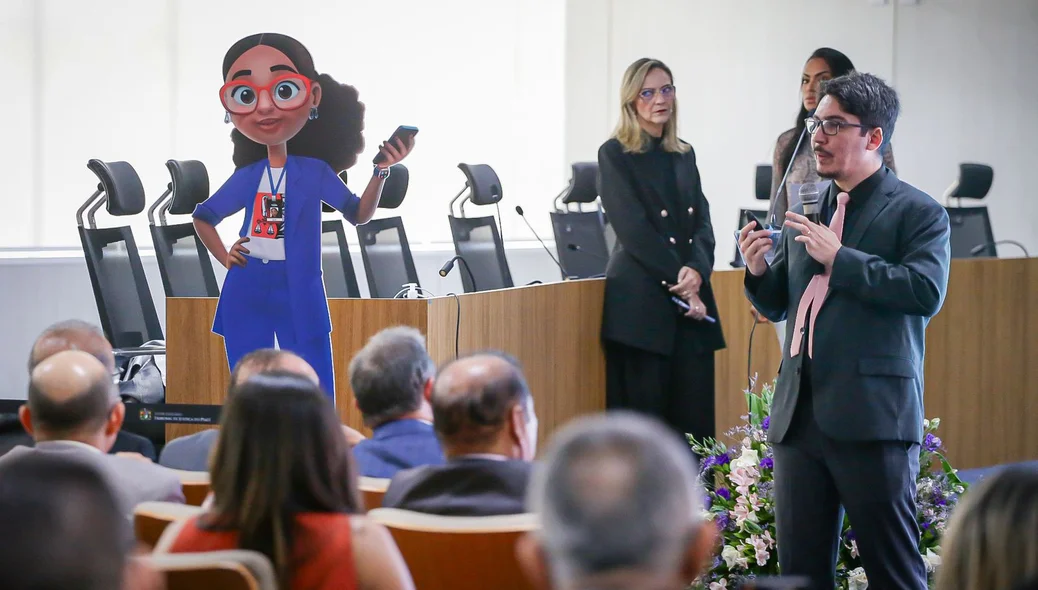 O lançamento da JuLIA aconteceu no Plenário do Tribunal de Justiça do Piauí