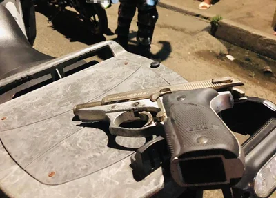 Passageiro de moto por aplicativo é preso com arma de fogo em Teresina
