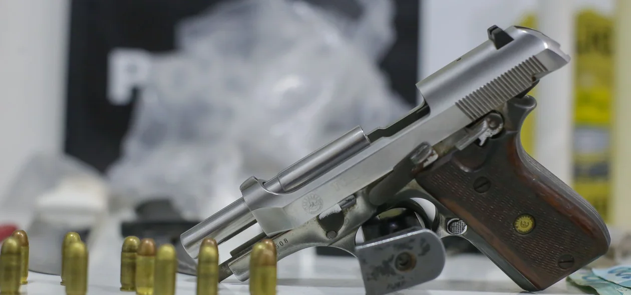 Pistola apreendida