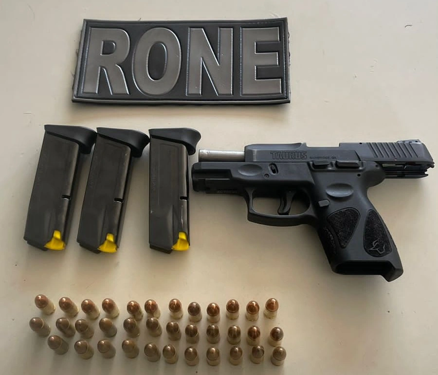 Polícia apreende arma e munições no bairro Angelim