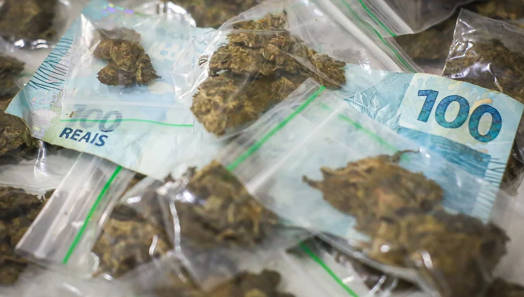 Polícia apreendeu grande quantidade de drogas
