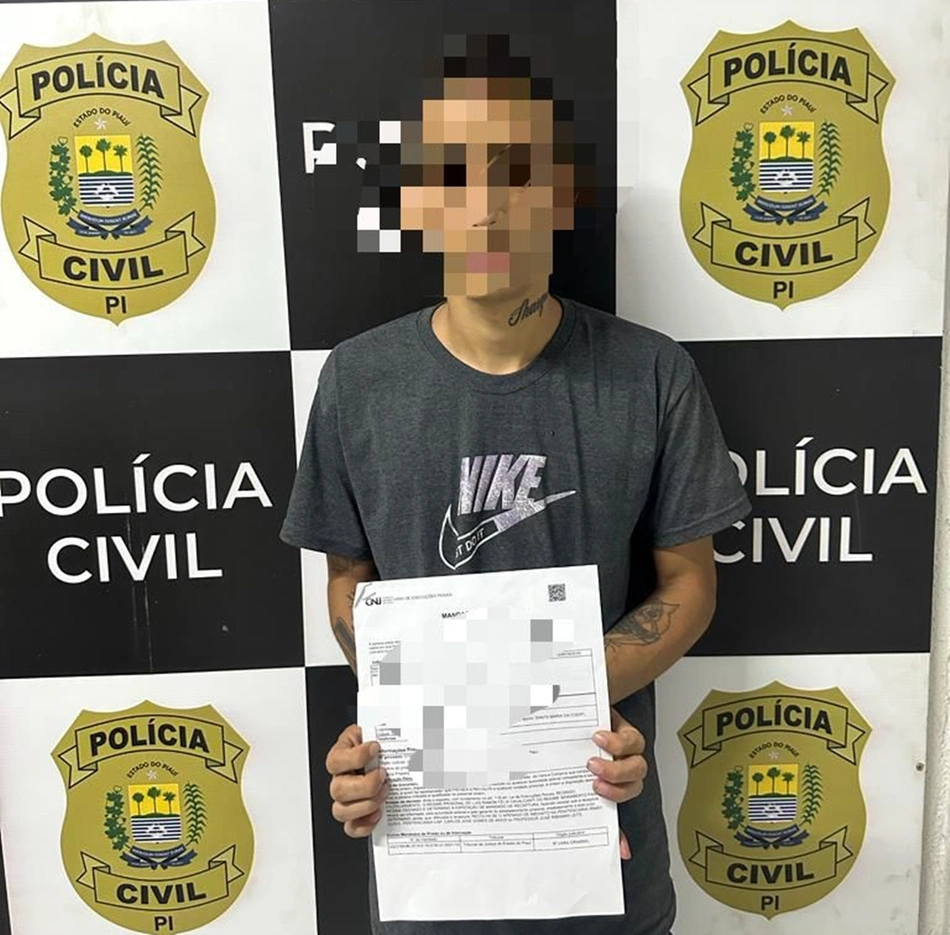 Polícia Civil do Piauí prende membro do Bonde dos 40 que estava foragido, na zona norte de Teresina