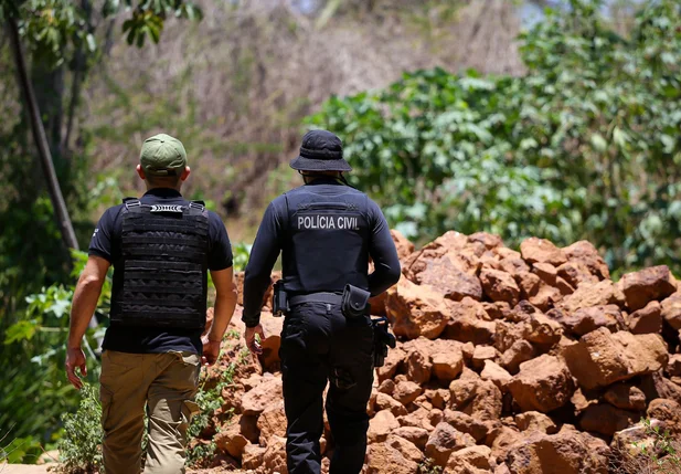 Polícia no local