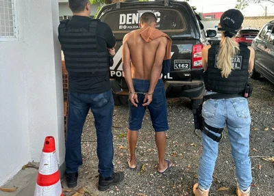 Polícia prende em flagrante homem identificado pelas iniciais C.S.S, pelo crime de tráfico de drogas