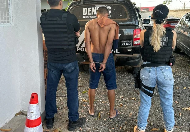 Polícia prende em flagrante homem identificado pelas iniciais C.S.S, pelo crime de tráfico de drogas