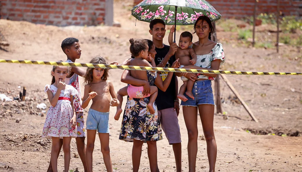 Crime chamou atenção de populares
