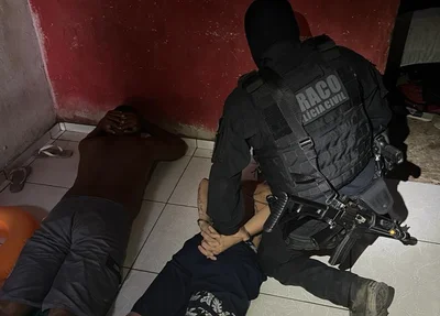 Presos na operação