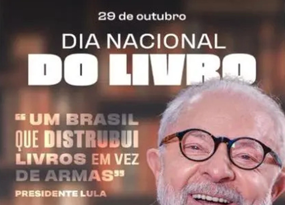 Publicação do Dia Nacional do Livro com erro de português