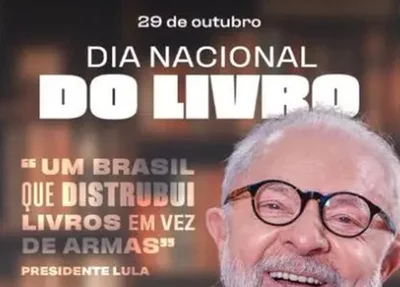 Publicação do Dia Nacional do Livro com erro de português