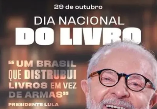 Publicação do Dia Nacional do Livro com erro de português