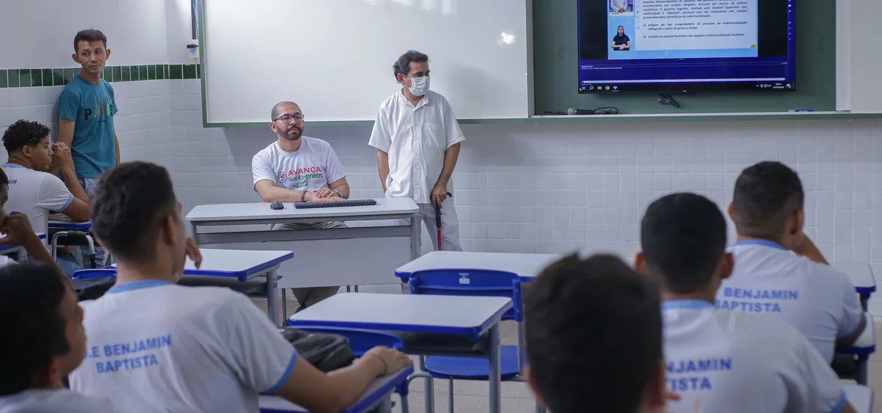 Sala de aula reformada