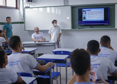 Sala de aula reformada
