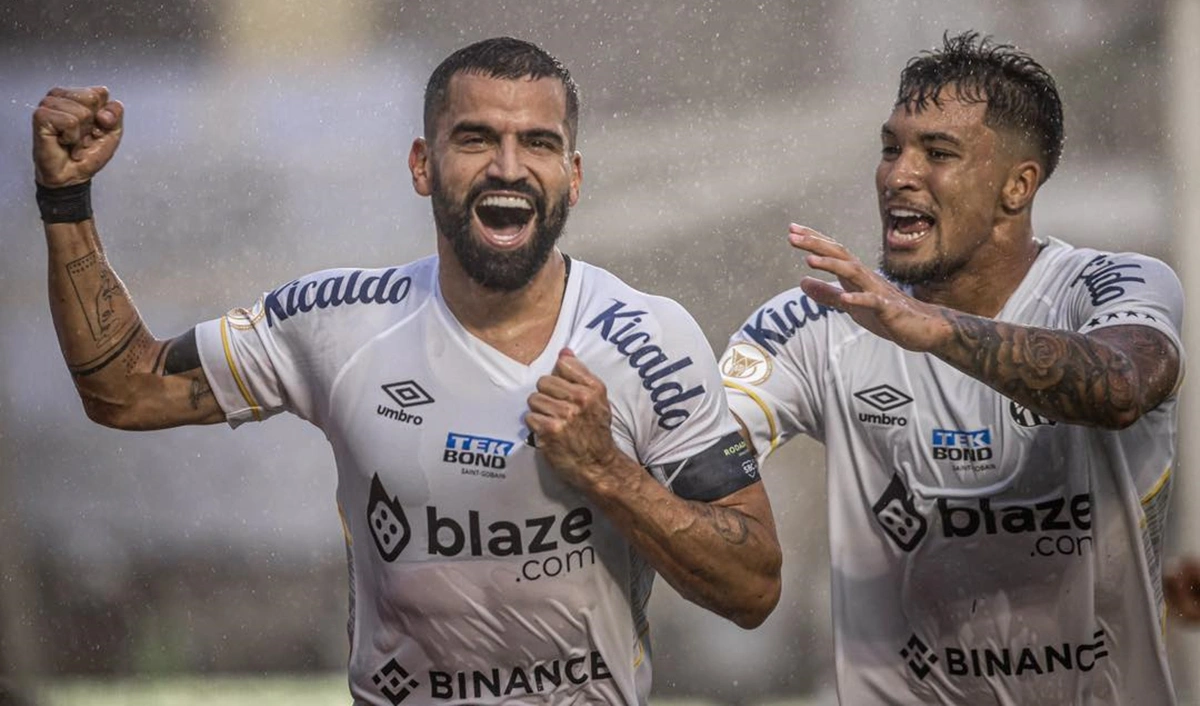 Santos goleou o Vasco por 4 a 1 na Vila Belmiro