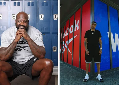 Shaquille O'Neal e Allen Iverson comandam o basquete da Reebok