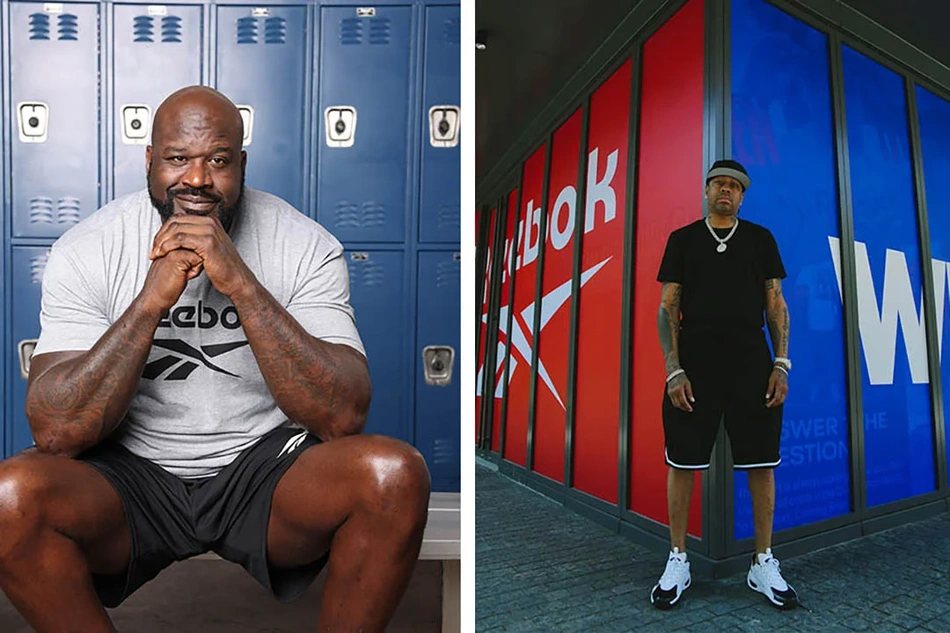 Shaquille O'Neal e Allen Iverson comandam o basquete da Reebok