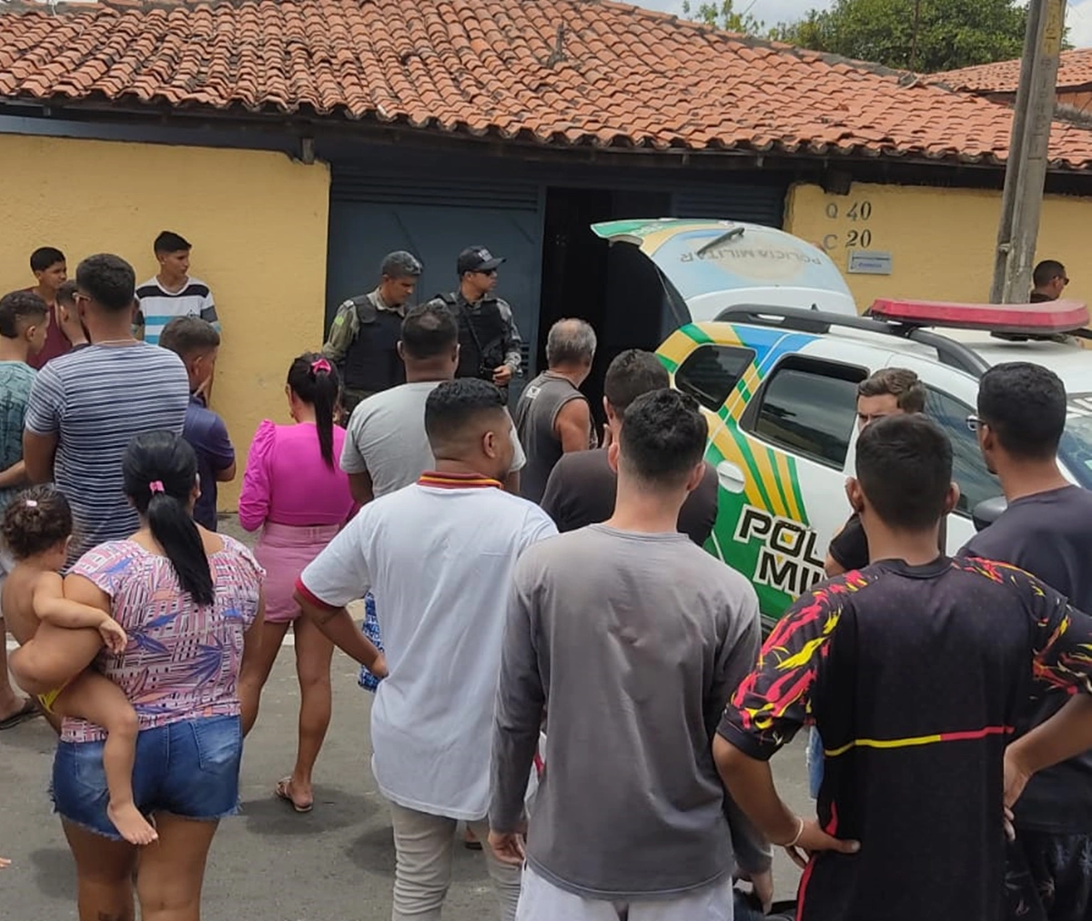 Suspeito foi preso em flagrante após o crime