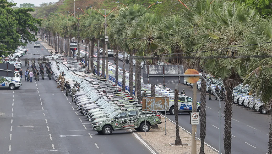 Viaturas da Polícia Militar