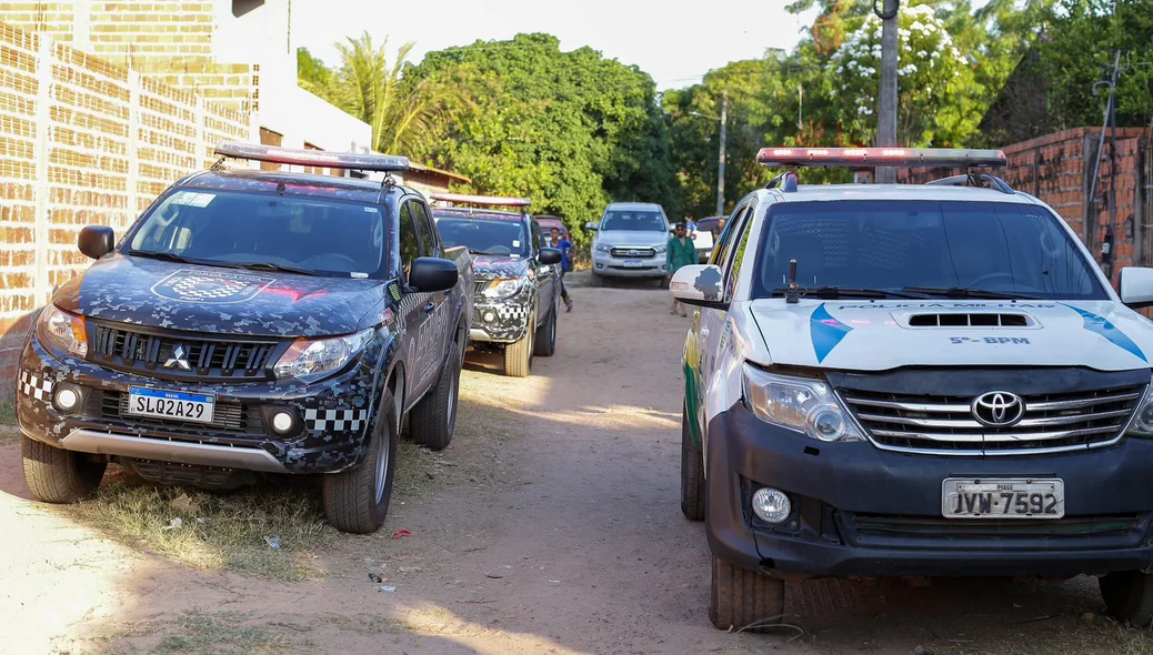 Viaturas da Polícia Militar