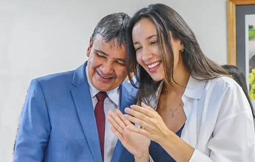 Wellington Dias e a filha Iasmin
